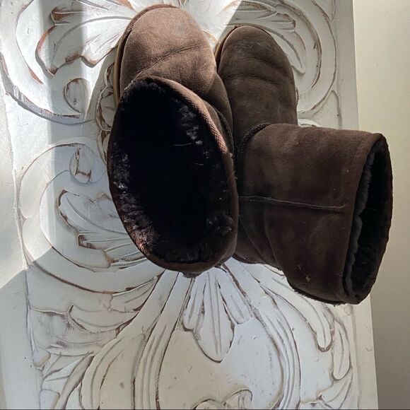 UGG Classic Short Boots dark brown size 5 - Picture 4 of 8